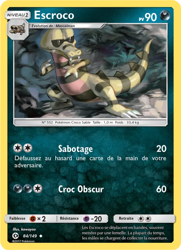 Escroco, Soleil et Lune Nº 84