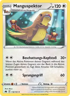 Manguspektor, Zenit der Könige No. 118 Normal