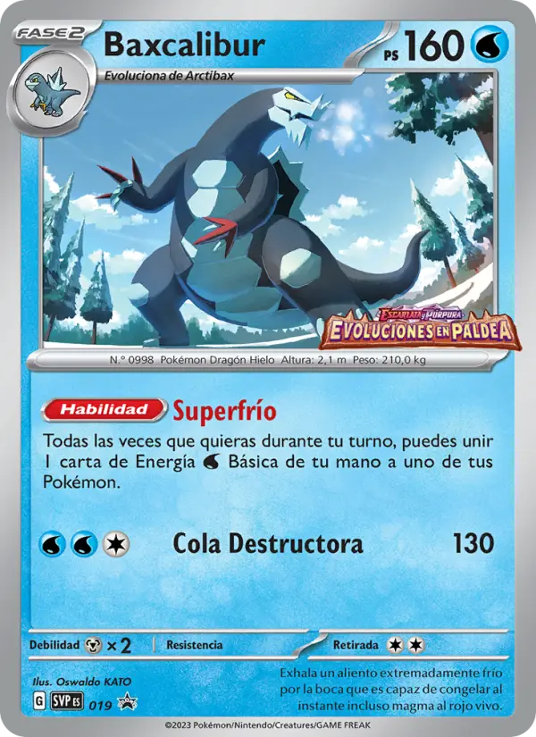 Baxcalibur, SVP Black Star Promos No. 019