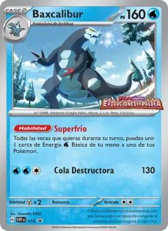 Baxcalibur, SVP Black Star Promos No. 019 Holo