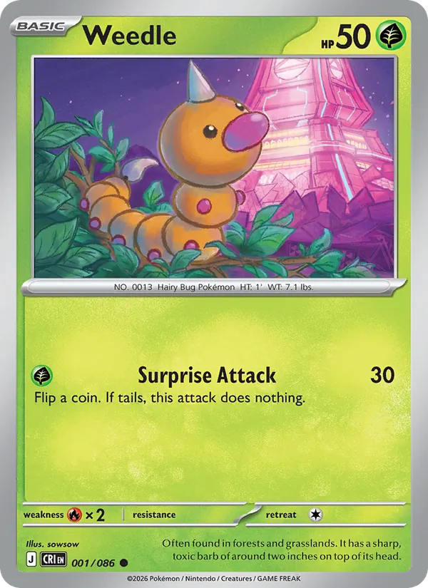 Weedle, Chaos Rising No. 001