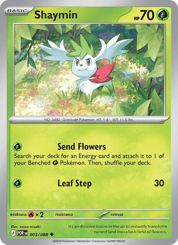 Shaymin, Perfect Order Nº 003
