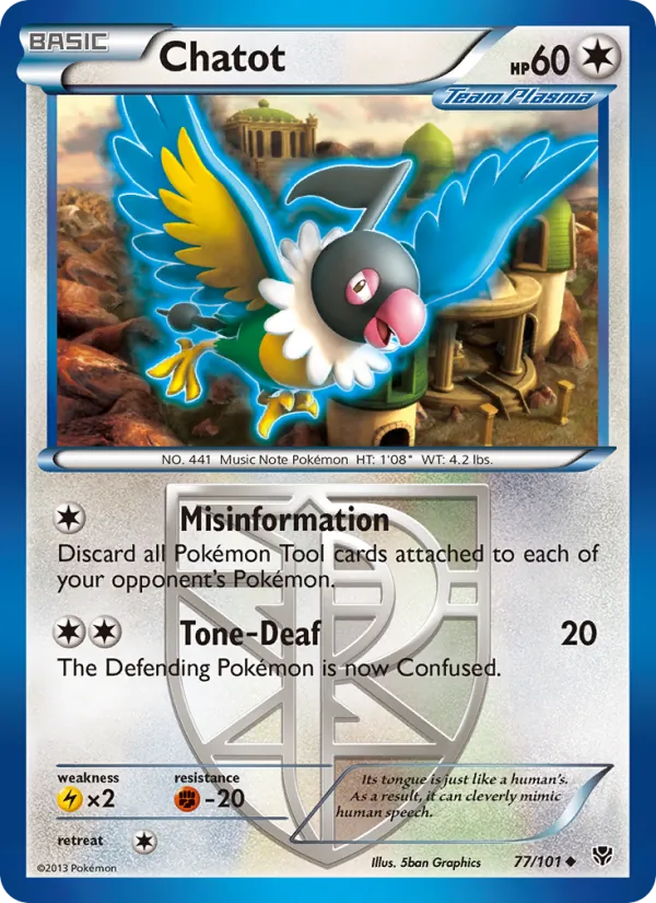 Chatot, Plasma Blast No. 77