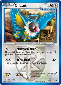 Chatot, Plasma Blast Nº 77 Normal