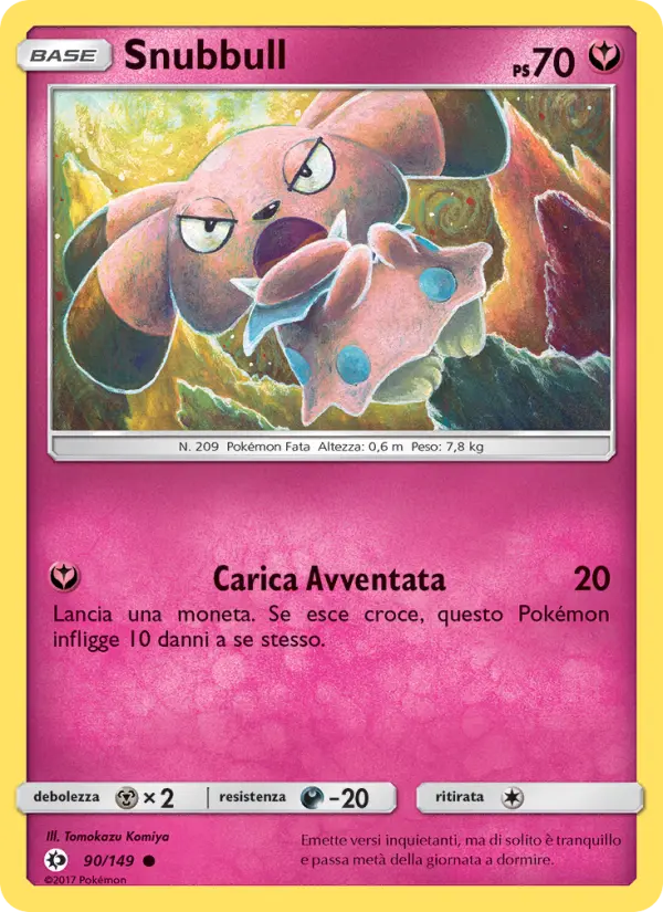 Snubbull, Sole e Luna Nº 90