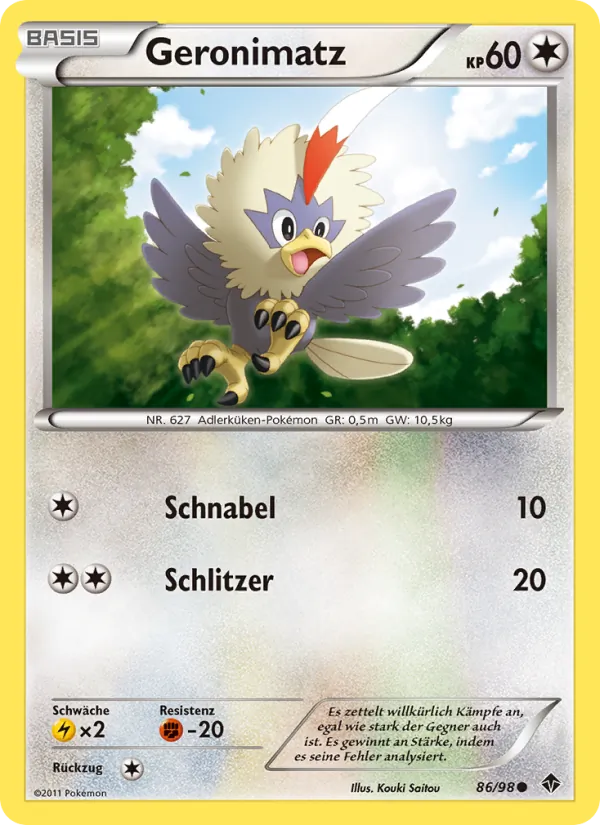 Geronimatz, Aufstreben der Mächtigen No. 86
