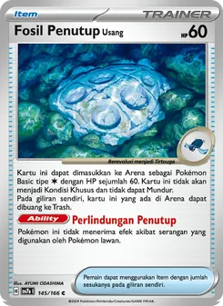 Fosil Penutup Usang‌, Bimbingan Rasi Nº 145 Normal