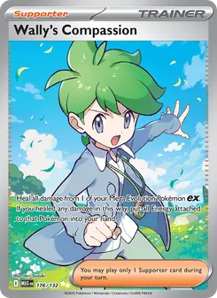 Wally's Compassion, Mega Evolution Nº 176 Holo