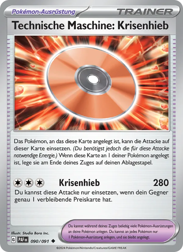 Technische Maschine: Krisenhieb, Paldeas Schicksale No. 090