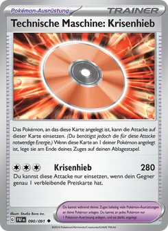 Technische Maschine: Krisenhieb, Paldeas Schicksale Nº 090 Normal