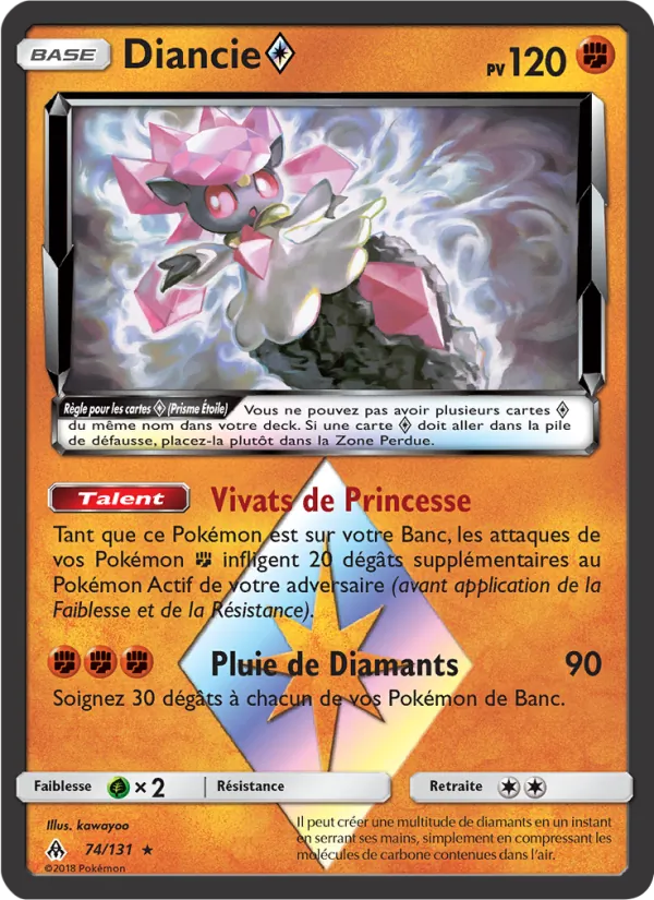Diancie ◇, Lumière Interdite Nº 74