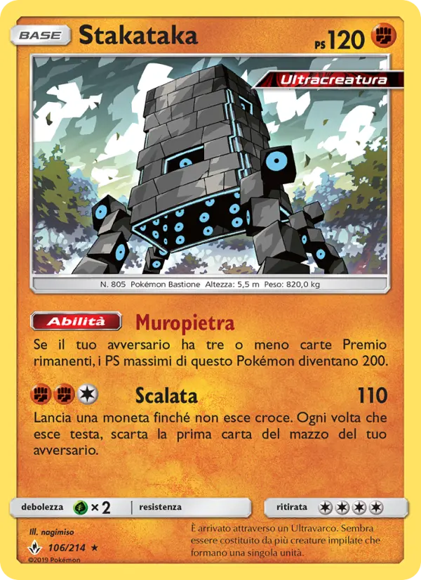 Stakataka, Legami Inossidabili No. 106