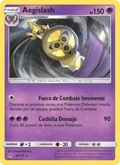 Aegislash, Luz Prohibida Nº 49 Normal