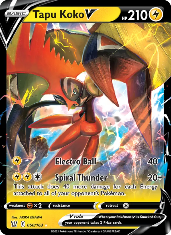 Tapu Koko V, Battle Styles No. 50