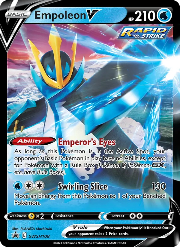 Empoleon V, SWSH Black Star Promos No. SWSH108