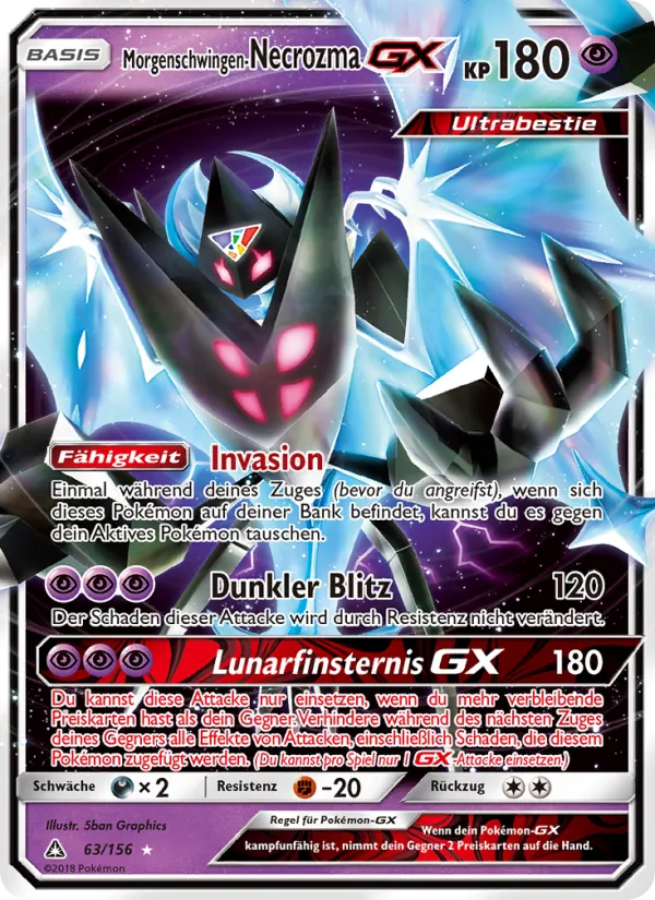 Morgenschwingen-Necrozma GX, Ultra-Prisma No. 63