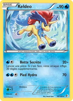 Keldeo, Frontières Franchies No. 48 Normal