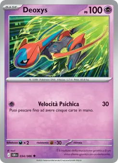 Deoxys, Caos Nascente Nº 034 Normal