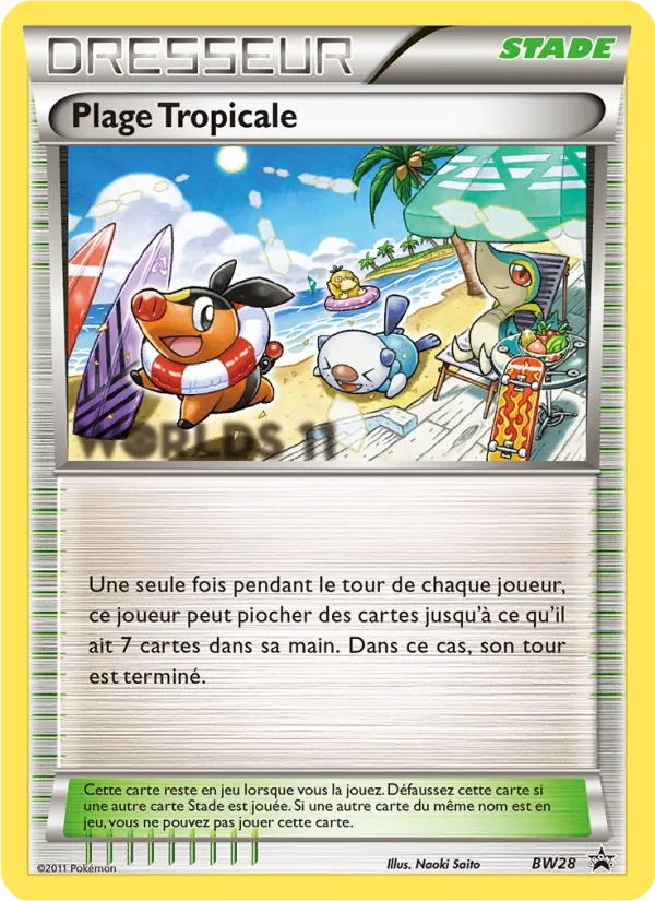Plage Tropicale, Promo BW No. BW28