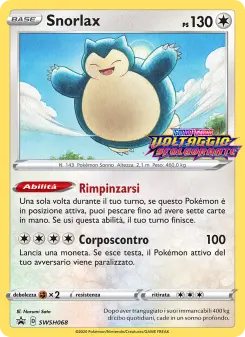 Snorlax, SPSC Promo Nº SWSH068 Holo