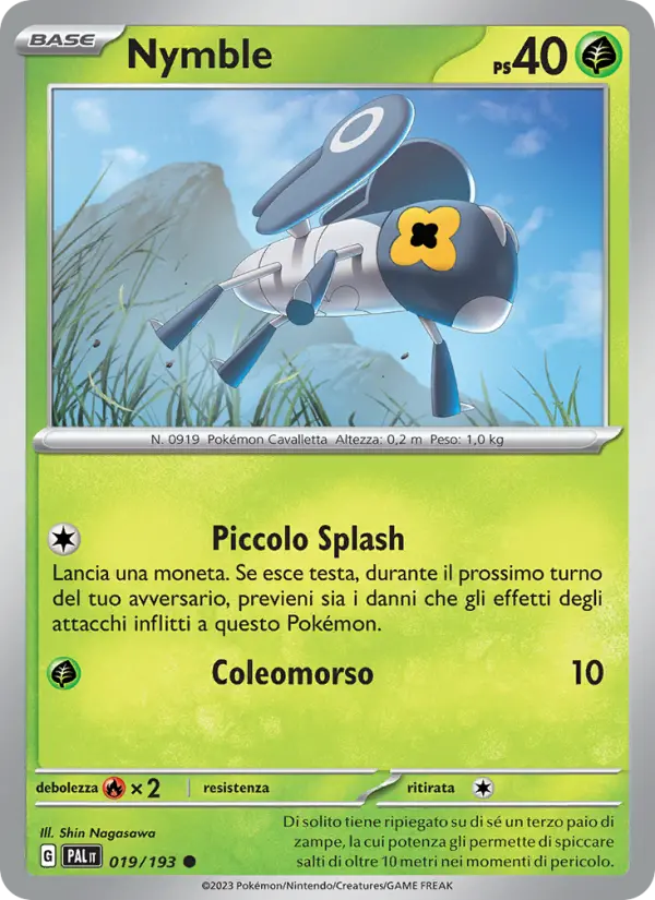 Nymble, Evoluzioni a Paldea Nº 019