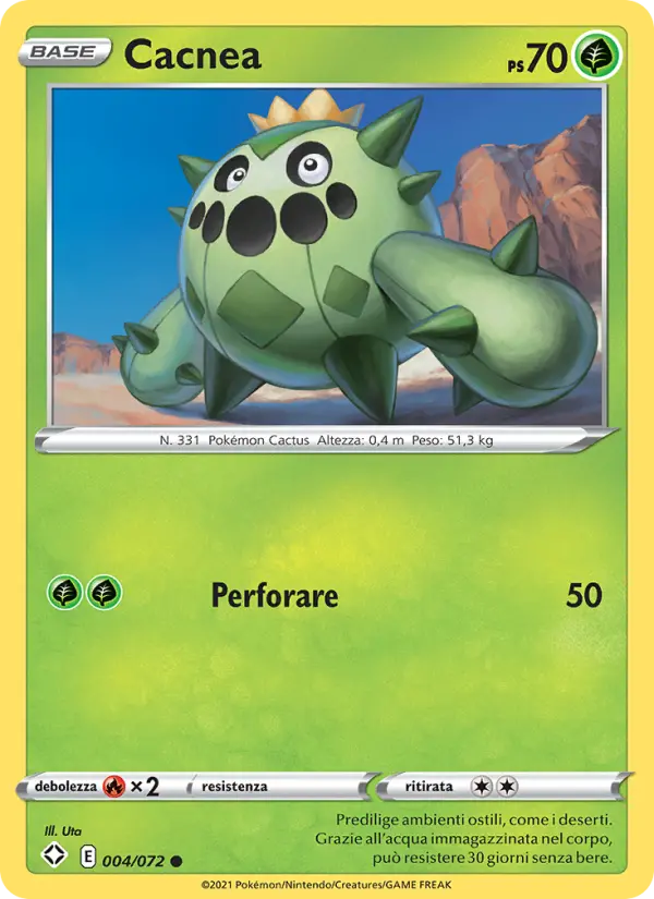 Cacnea, Destino Splendente No. 4