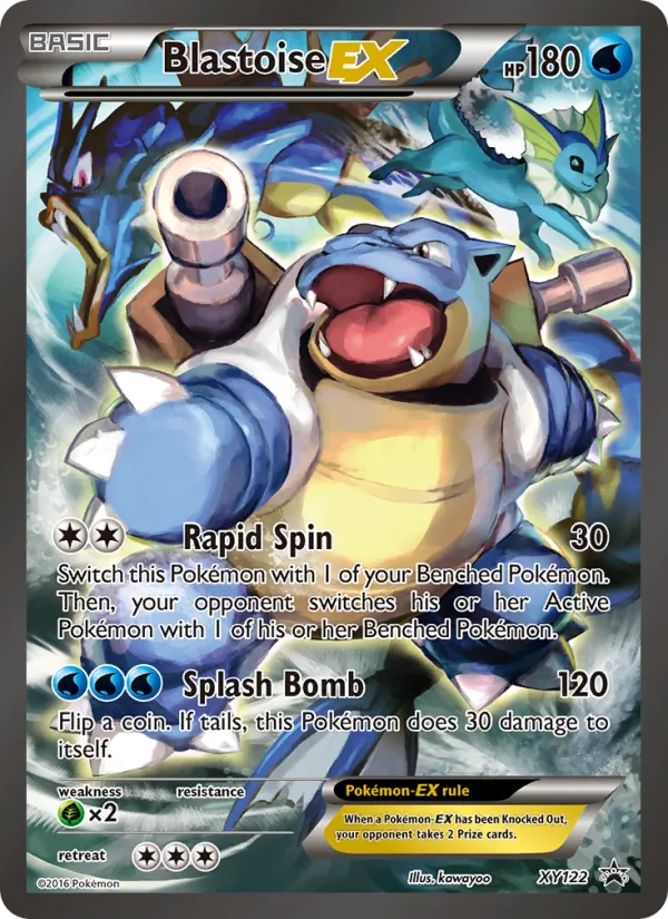 Blastoise EX, XY Black Star Promos No. XY122