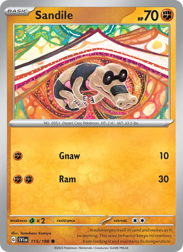 Sandile, Scarlet & Violet No. 115