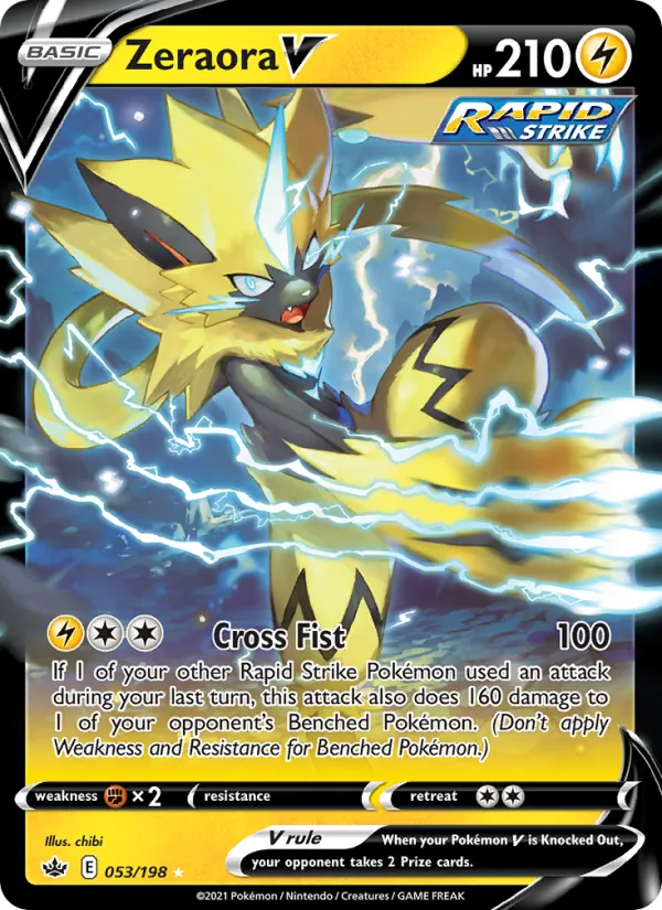 Zeraora V, Chilling Reign No. 53