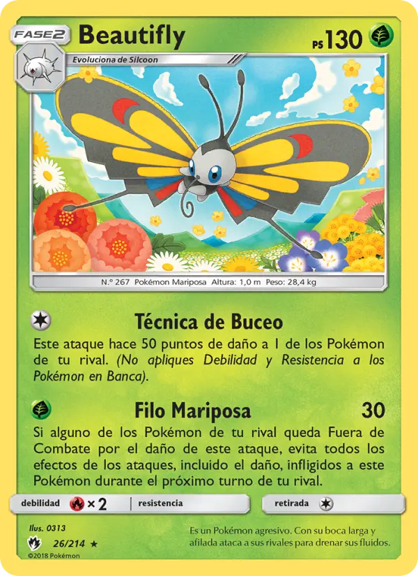 Beautifly, Truenos Perdidos No. 26