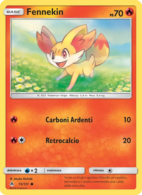 Fennekin, Apocalisse Di Luce No. 15