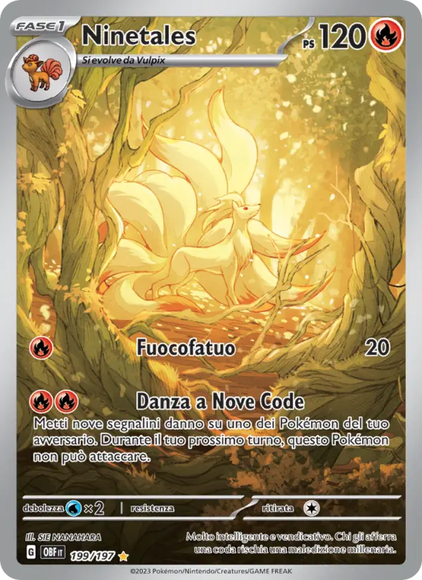Ninetales, Ossidiana Infuocata No. 199