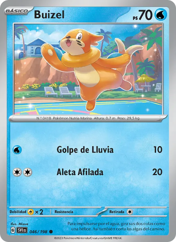 Buizel, Escarlata y Púrpura Nº 046