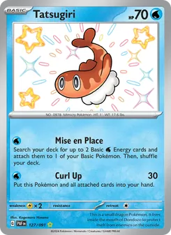 Tatsugiri, Paldean Fates Nº 127 Holo