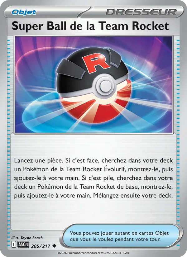 Super Ball de la Team Rocket, Héros Transcendants No. 205