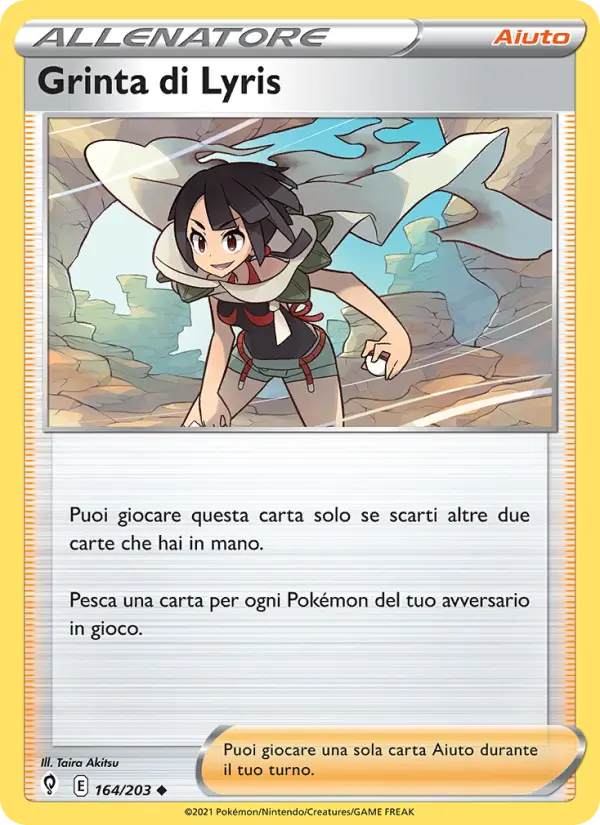 Grinta di Lyris, Evoluzioni Eteree Nº 164