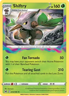 Shiftry, Lost Origin No. 013 Holo