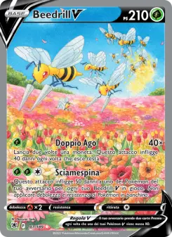 Beedrill V, Lucentezza Siderale No. 161 Holo