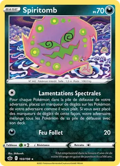Spiritomb, Règne de Glace Nº 103 Normal