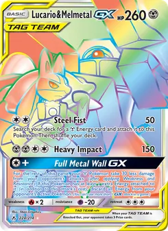 Lucario & Melmetal GX, Unbroken Bonds Nº 224 Normal