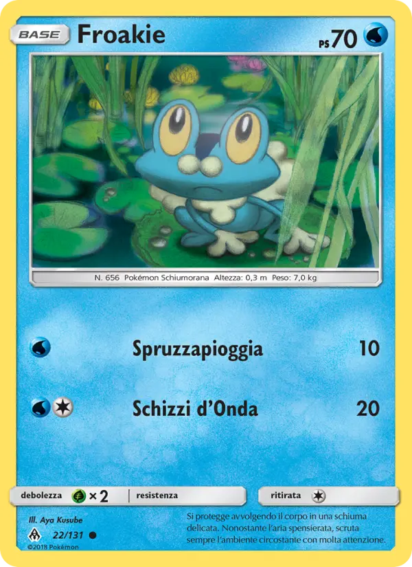 Froakie, Apocalisse Di Luce Nº 22