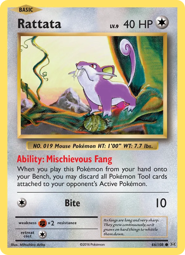 Rattata, Evolutions No. 66