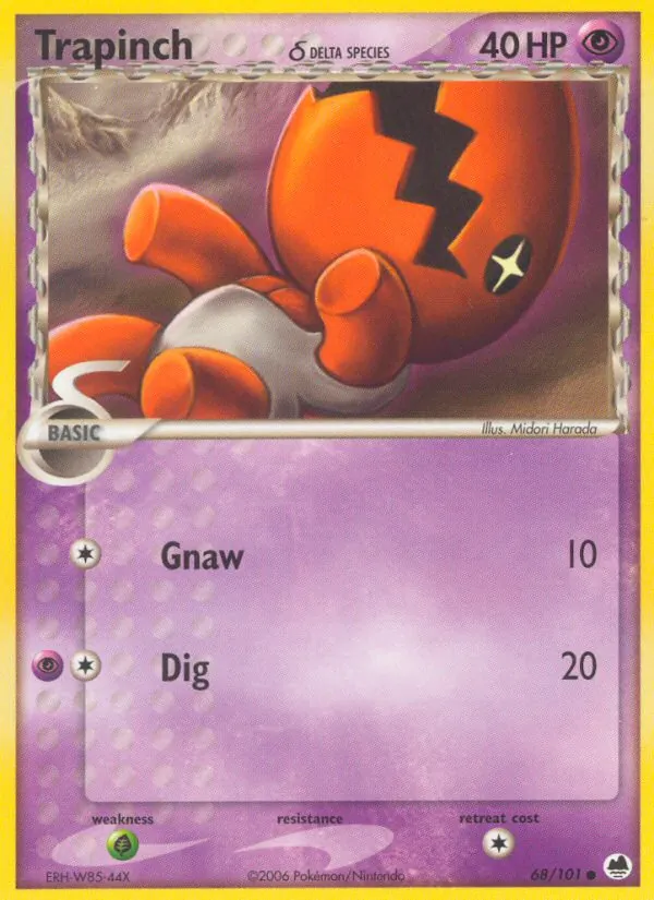 Trapinch δ, Dragon Frontiers Nº 68