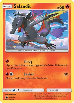 Salandit, SM Black Star Promos No. SM154 Normal