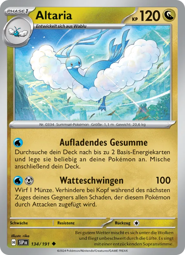 Altaria, Stürmische Funken No. 134