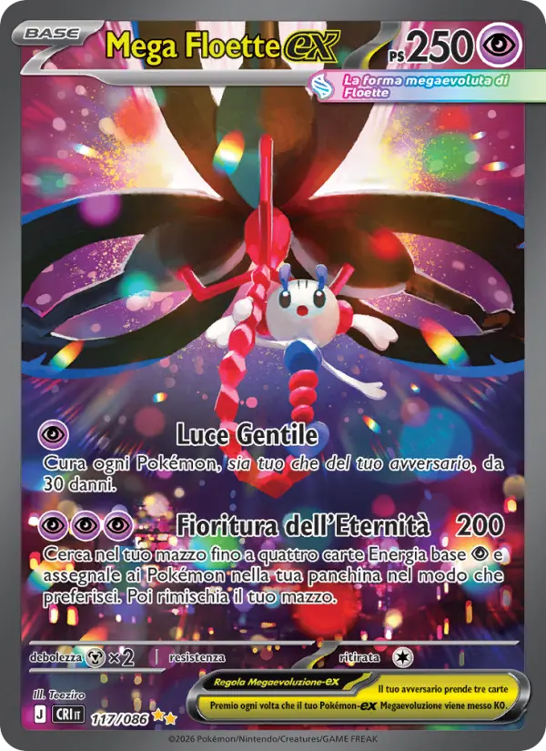 Mega Floette-ex, Caos Nascente No. 117