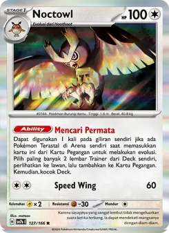 Noctowl, Bimbingan Rasi No. 127 Normal