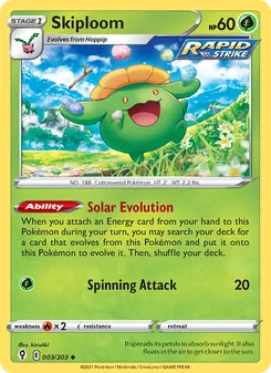 Skiploom, Evolving Skies No. 3