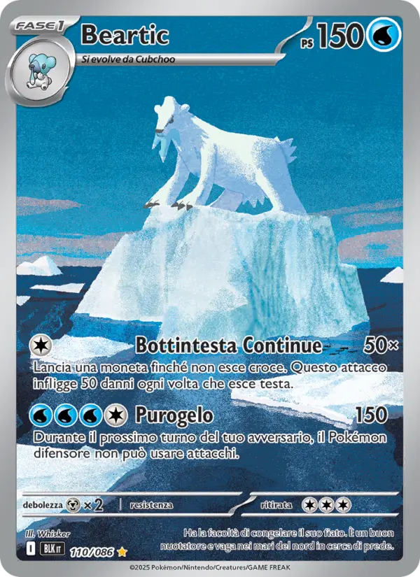 Beartic, Luce Nera No. 110
