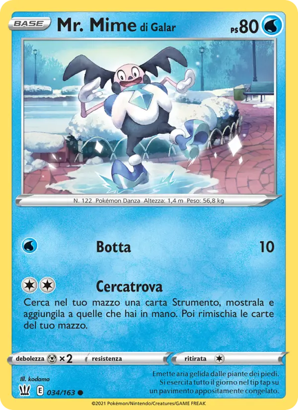 Mr. Mime di Galar, Stili di Lotta No. 34